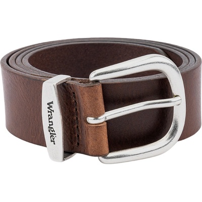 Wrangler kožený opasek 112352692 EASY BELT Brown – Sleviste.cz
