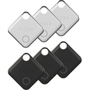 FIXED Tag Find My (6ks) černý+bílý FIXTAG-6PACK-BKWH