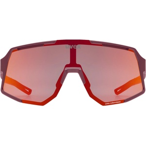 uvex Очила за колоездене Uvex Sequenze Colorvision Cat. 2 Cycling glasses - Burgundy Matt / Mirror Red - размер One Size (205-7005-0211)