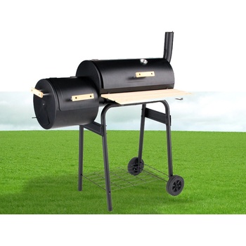 Divio gril s udírnou, na dřevěné uhlí 2