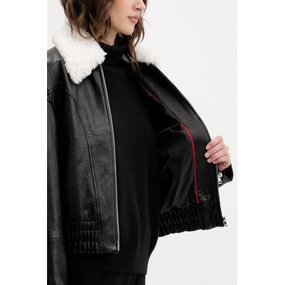 HUGO Кожено яке HUGO Limaos (50547184)