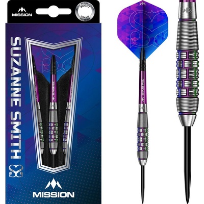 Sada šipek Mission steel Suzanne Smith Coral PVD 24g, 90% wolfram