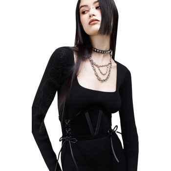 KILLSTAR дамски корсет KILLSTAR - Nocturnix - Черен - KSRA012578