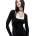 KILLSTAR дамски корсет KILLSTAR - Nocturnix - Черен - KSRA012578