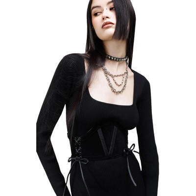 KILLSTAR дамски корсет KILLSTAR - Nocturnix - Черен - KSRA012578