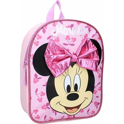 Disney Minnie - batoh, růžový s mašlí (799-00861 RŮŽOVÝ MAŠLE REAL COOL)