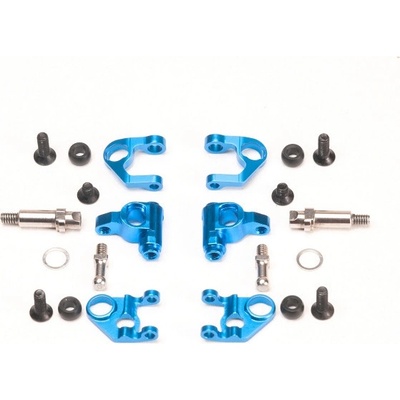 PN Racing Mini-Z MR03/PNR2.5W Double A-Arm Conversion Kit V3 to V4 Blue