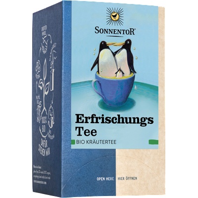 SONNENTOR Био освежаващ чай - 18 пакетчета чай