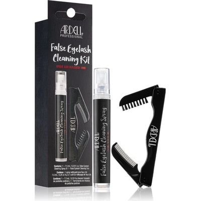 Ardell False Eyelash Cleaning Kit čistiaci prípravok na umelé mihalnice 7,5 ml + pomôcka na čistenie umelých rias darčeková sada