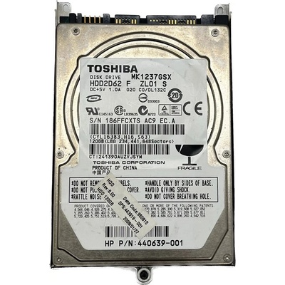 Toshiba 120GB, MK1237GSX