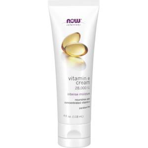 NOW Foods Vitamin E Cream 28, 000 IU [118 мл] Лосион за тяло