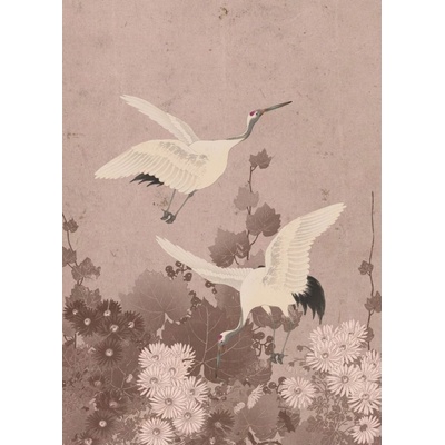 Esta Home 158946 Vliesová fototapeta vtáky Japonsko žeriavy Paradise rozmery 200x279cm