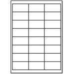 CDRmarket Самозалепващи етикети 64, 6 x 33, 8 mm, 24 етикета, A4, 100 листа (R0ECO.5853A, 227014)