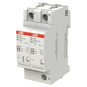 ABB Катоден отводител тип 2 OVR 20kA 275V 1P+N - 2CTB803972R1200 (2CTB803972R1200)