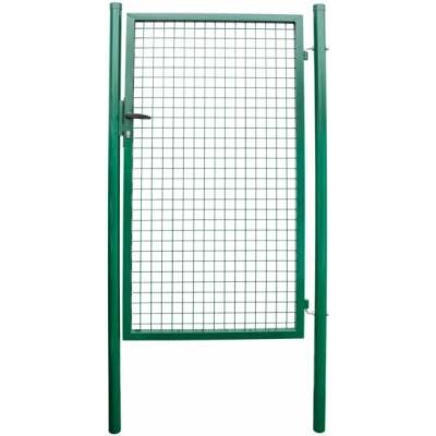 Strend Pro METALTEC ECO, 1000/1000/50x50 mm, čtvercový rám, zelený, jednokřídlý, zahradní, ZN+PVC, R