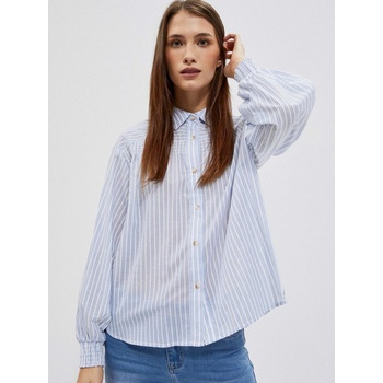 Moodo Бяло-синя дамска раирана риза Moodo Moodo | Sin | ЖЕНИ | M