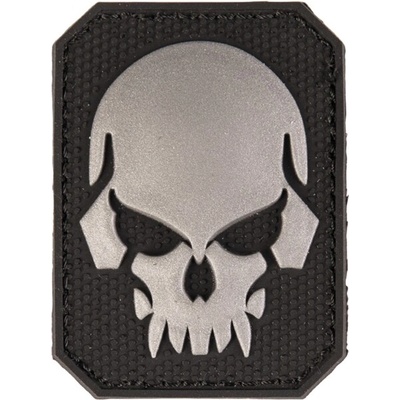 Mil-Tec Nášivka MilTec 3D Patch SKULL čierna