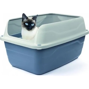 Image 1 of Georplast Открита котешка тоалетна COLOSSEO, с много висок борд, 56 x 40 x 30 см GEORPLAST Италия 10529