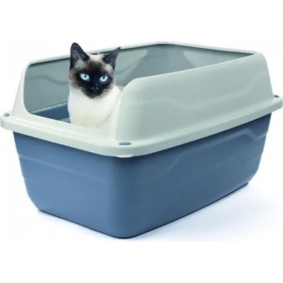 Georplast Открита котешка тоалетна COLOSSEO, с много висок борд, 56 x 40 x 30 см GEORPLAST Италия 10529