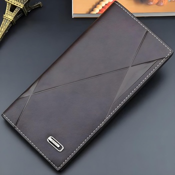 HARAHU Мъжко портмоне Daiqisi MA-36158 - Тъмно кафяво KP36158 (MA-36158)