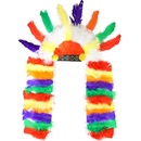 Rappa Indiánska náčelnícka čelenka farebná