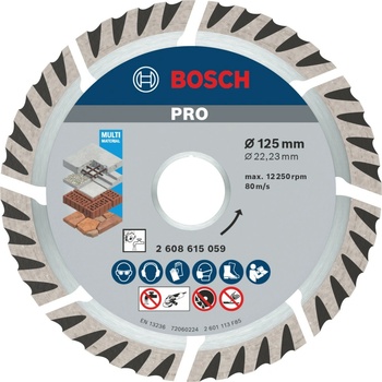 Bosch Rezný kotúč diamantový, Standart for Universal 125 mm