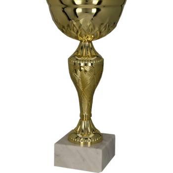Kovový pohár Zlatý 17 cm 8 cm