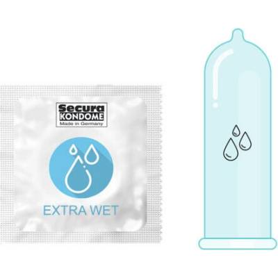 Secura Extra Wet extra lubrikované kondomy 1 ks