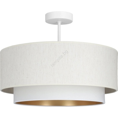 BELIS Плафон NATIA за повърхностен монтаж 1xE27/60W/230V Ø 45 см бял (BE1008)