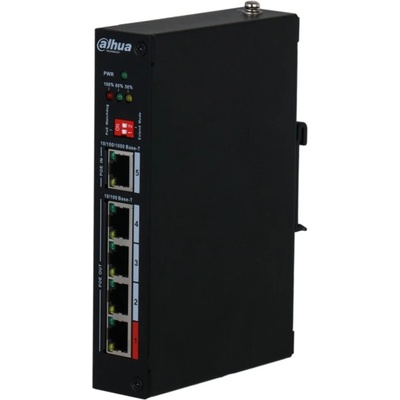 Dahua PoE инжектор Dahua PFT1500, PoE 802.3af, 4x LAN (RJ-45), 1x LAN PoE, 90W (PFT1500)
