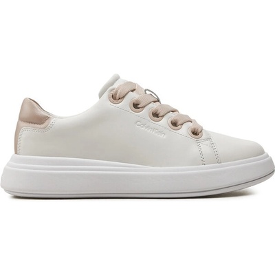 Calvin Klein Сникърси Calvin Klein Cupsole Lace Up Lth HW0HW02085 Бял (Cupsole Lace Up Lth HW0HW02085)