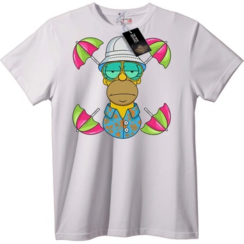 NOONEBRAND Тениска Тропичен Homer - 2XL, Black