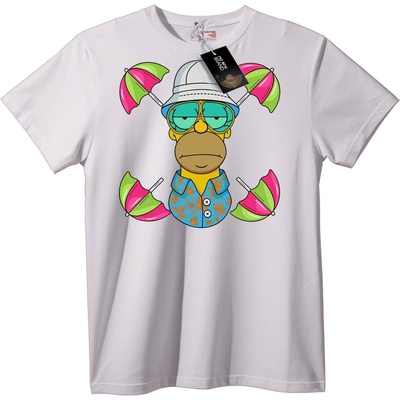 NOONEBRAND Тениска Тропичен Homer - 2XL, Black