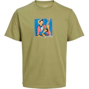 JACK & JONES Тениска jormanchester cubism front tee ss cn (122733784706379)
