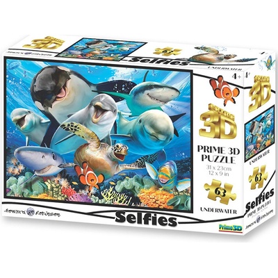 PRIME 3D Podvodní selfie 100 dílků