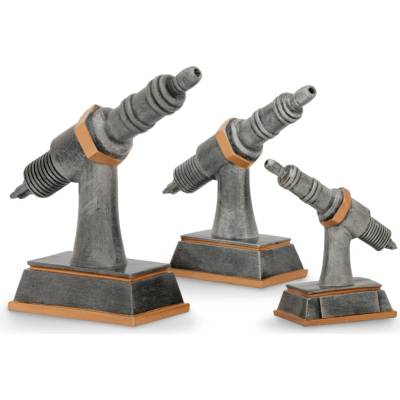 Trofej se symbolem motorismu výška 13 cm vícebarevná