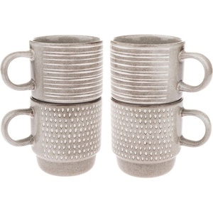 Dakls Светлокафяви керамични чаши в комплект 4 бр. 290 ml - Dakls (HP654)
