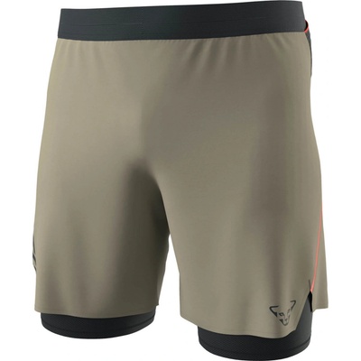 Alpine Pro Dynafit 2in1 shorts rock khaki