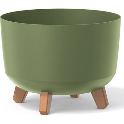 Prosperplast Květináč GRACIA STANDARD 28,5 cm zemitě zelený