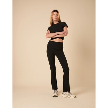 Nobodys Child NC Rib Yoga Trousers Ld99 - Black