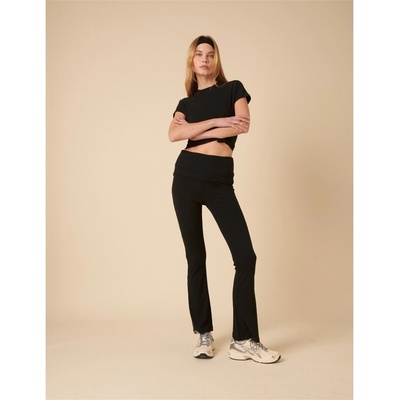 Nobodys Child NC Rib Yoga Trousers Ld99 - Black