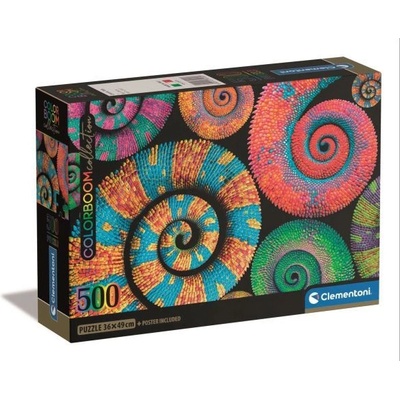 Clementoni Clementoni: Colorboom охлюви - пъзел от 500 части (35529)