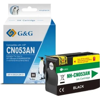 Image 1 of Compatible ГЛАВА ЗА HEWLETT PACKARD Officejet 6600/6700 e-All-in-One series/HP Officejet 6100 ePrinter - HIGH CAPACITY - Black - /932XL/ - CN053AE - PN NP-H (200HPCN053AGG)