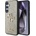 GUESS Гръб Guess PU Fixed Glitter 4G Metal Logo Case за Samsung Galaxy S25 Plus - Златист