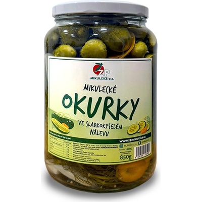 Mikulecké nakládané okurky 1600 g – Hledejceny.cz