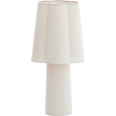 Light & Living Бяла настолна лампа с текстилен абажур (височина 50 cm) Musaby - Light & Living (1892826)