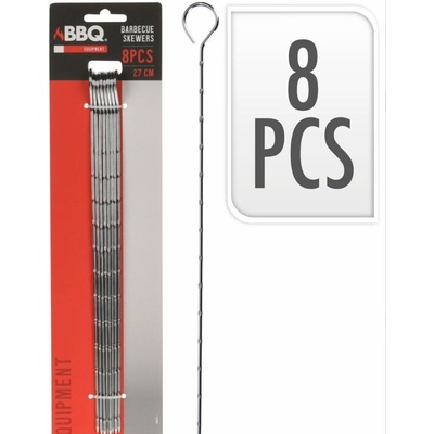 BBQ Grilovacia ihla plochá 8 ks, 27 cm