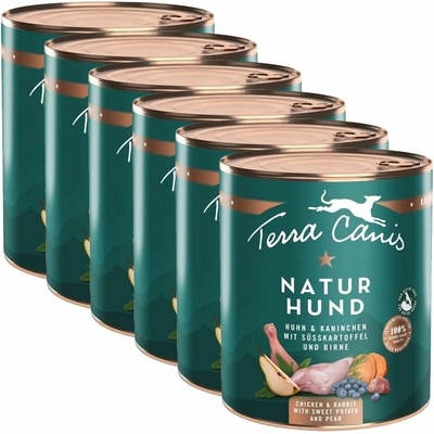 Terra Canis Naturhund Chicken & Rabbit 6 x 800 g