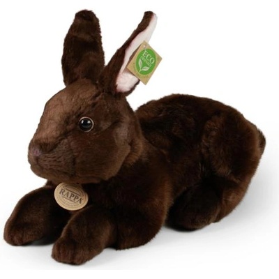 Rappa Плюшено кафяво зайче легнало 36 см eco-friendly