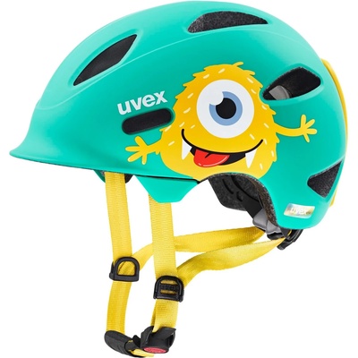 uvex Детска каска за планинско колоездене Uvex Kid's Oyo Style Bike helmet - Monster Lagoon Matt - размер 50-54 cm (851-1257-0511)